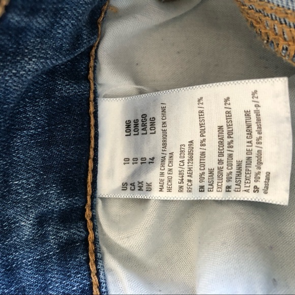 COPY - AMERICAN EAGLE OUTFITTERS High Rise Jegging Long Medium Wash Women’s Siz… - Picture 4 of 5